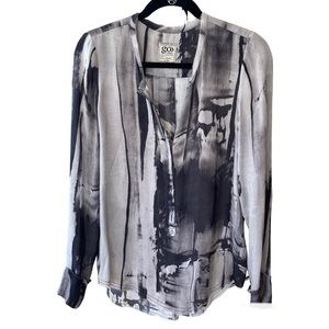 GoSilk Abstract Blouse